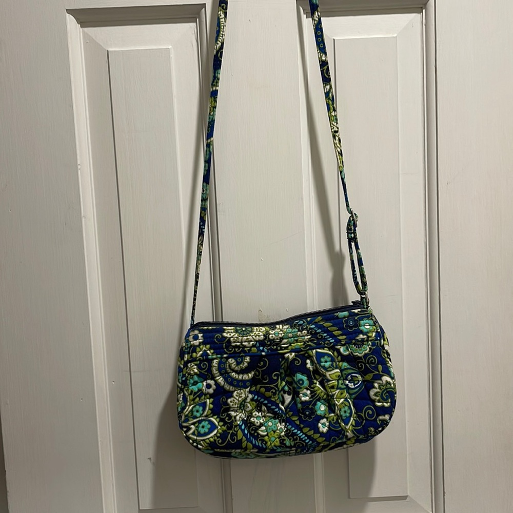 Green and blue Vera Bradley purse